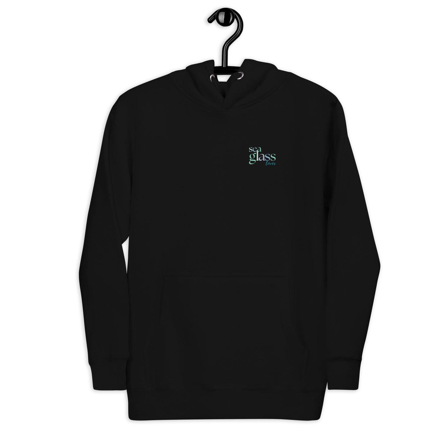 Sea Glass Lover Hoodie - Small Logo Design