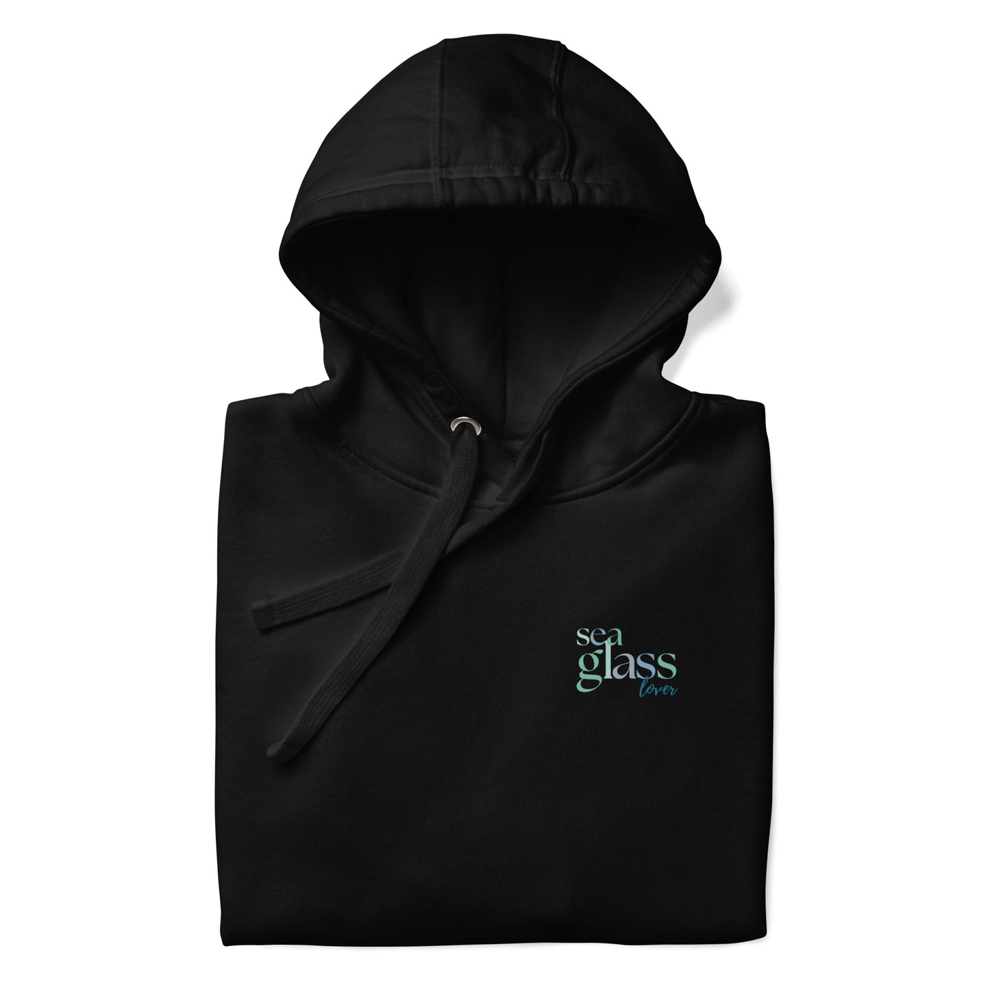 Sea Glass Lover Hoodie - Small Logo Design