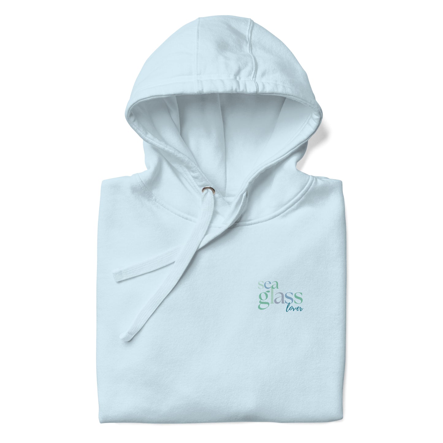Sea Glass Lover Hoodie - Small Logo Design