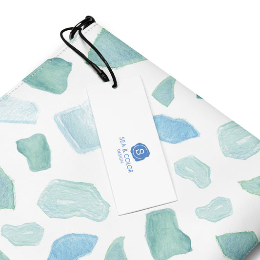 Sea Glass Pattern Crossbody Bag