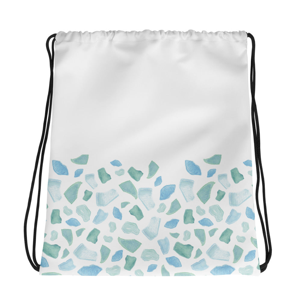 "Calm Tides" Drawstring Bag