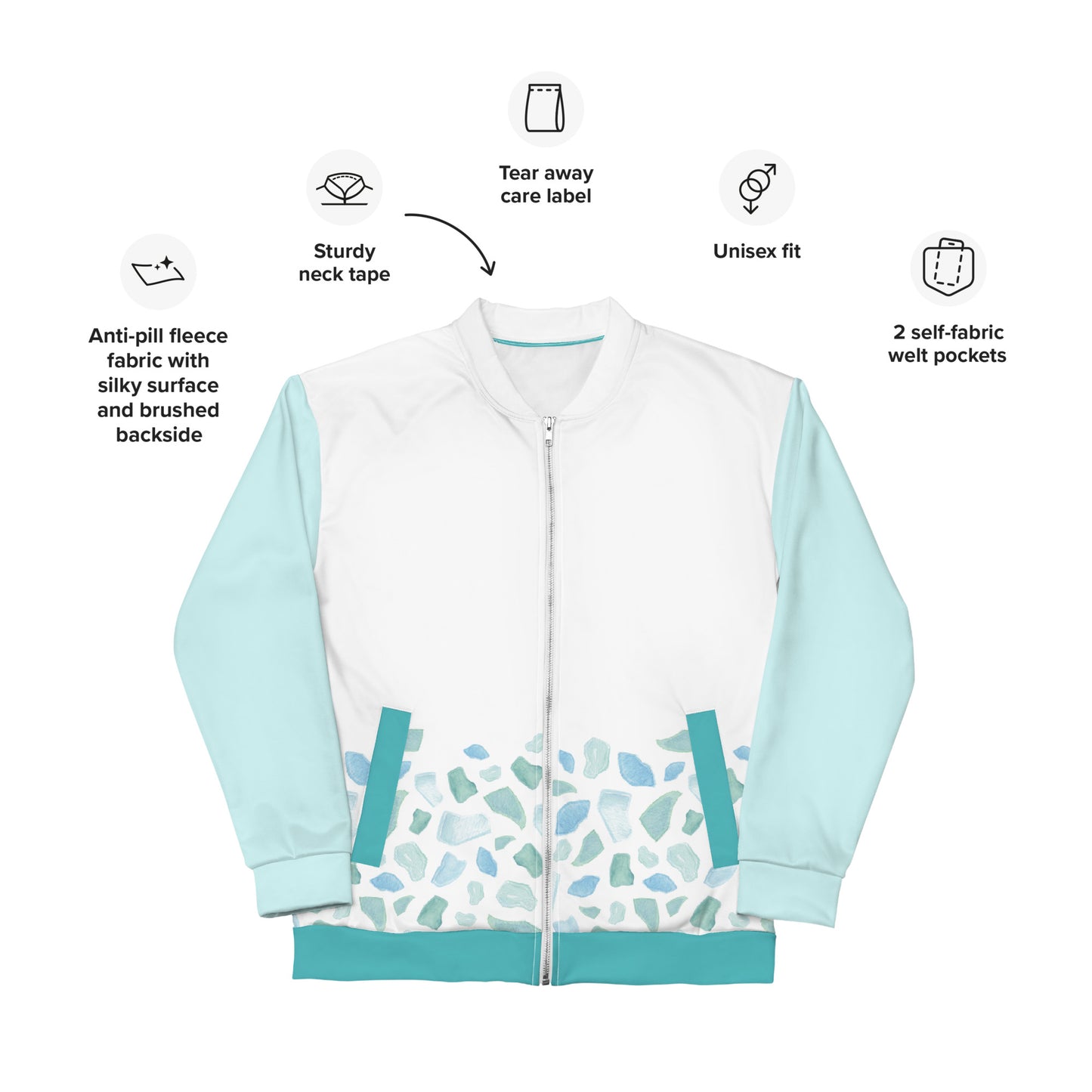 Sea Glass Bomber Jacket