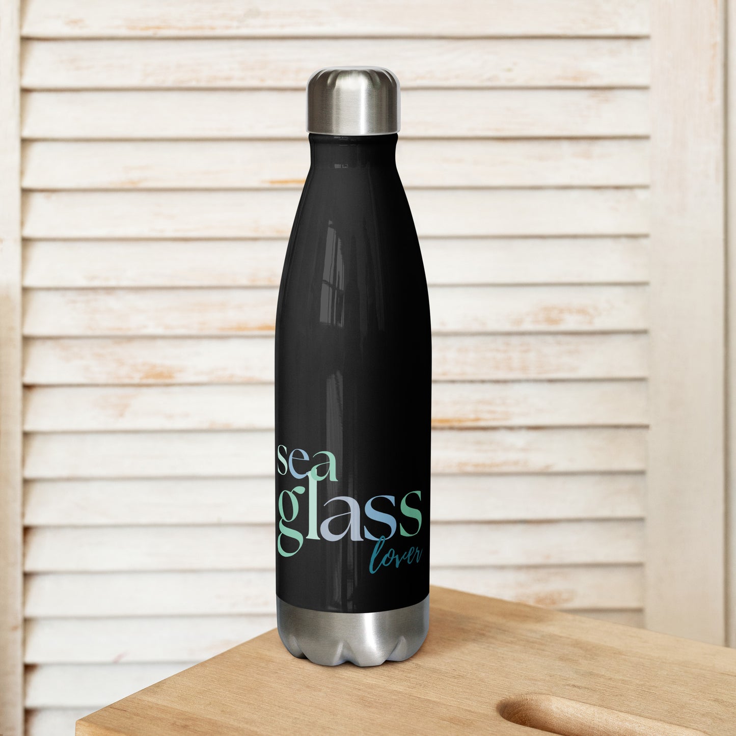 Sea Glass Lover Stainless Steel Water Bottle