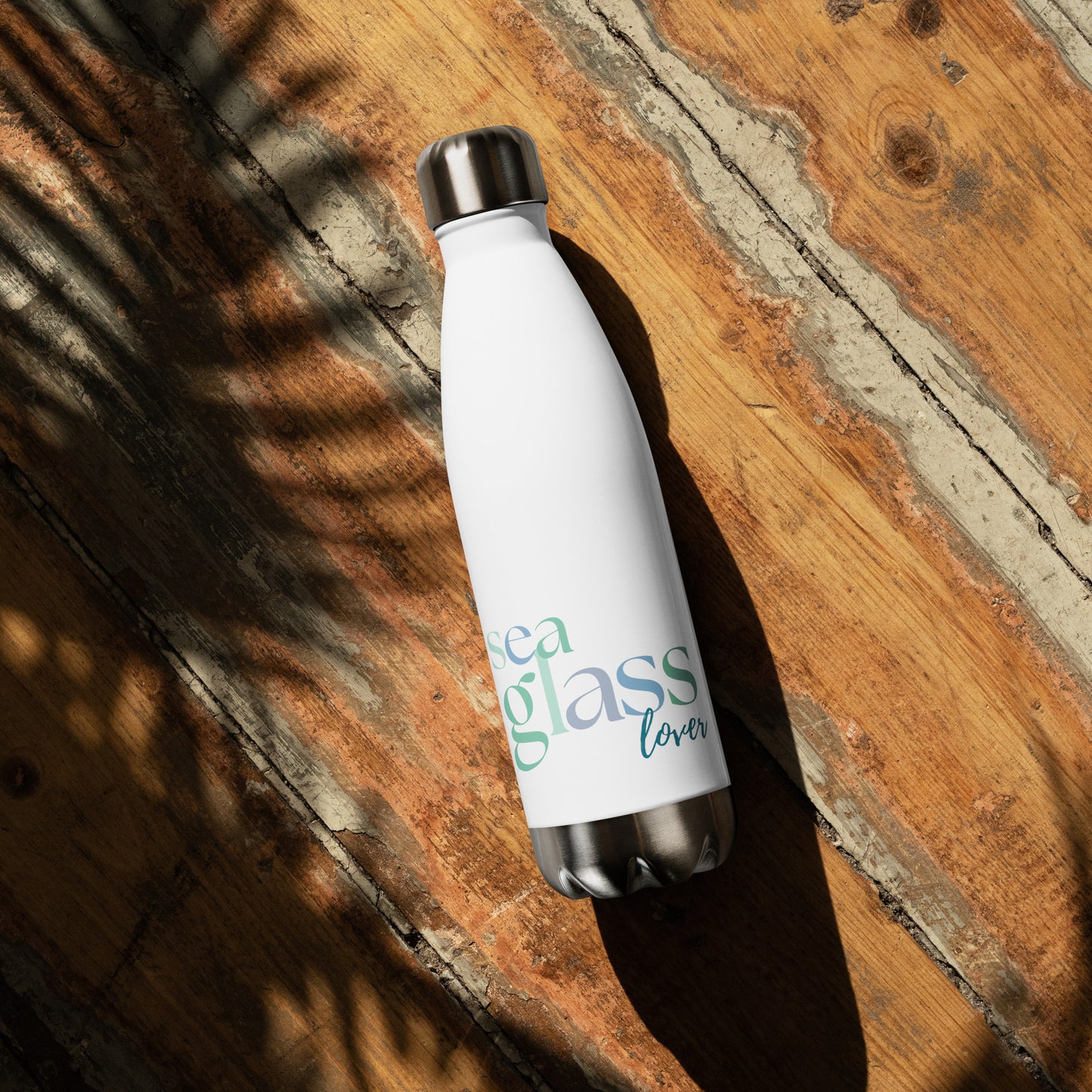 Sea Glass Lover Stainless Steel Water Bottle