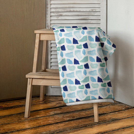 "Beachcomber's Canvas" Beach Towel