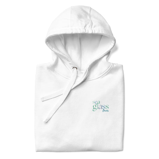 Sea Glass Lover Hoodie - Small Logo Design